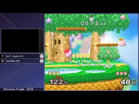 SG 19.2 SSBM - MnT | 2saint (Crown Jigglypuff) vs. dudutsai (Red Jigglypuff) - Melee WF