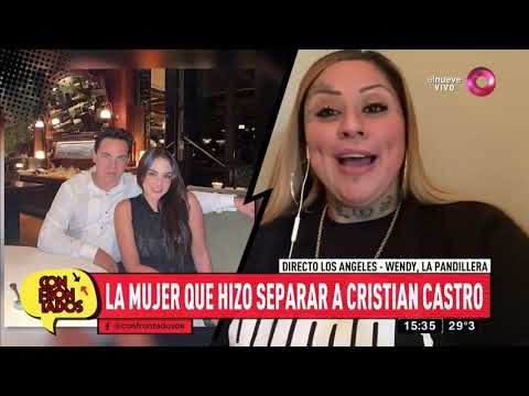 Cristian Castro increpado por una ex pandillera