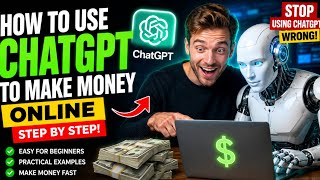 Make Money Online with ChatGPT (Step by Step for Beginners) 💰 Part 2 