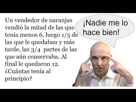 PROBLEMA CON FRACCIONES QUE POCOS HACEN BIEN. Matemáticas Básicas
