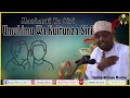 MASHARTI YA SIRI UMUHIMU WA KUTUNZA SIRI OTHMAN MAALIM