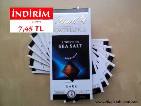 Lindt Excellence Bitter Tuzlu Çikolata 😮