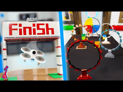 I Built a LEGO Drone Obstacle Course | BetaFPV CETUS Drone
