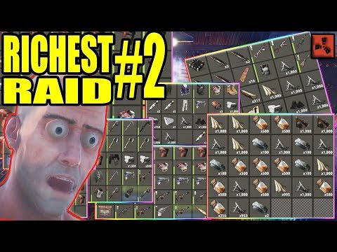 raiding the RICHEST BASE in Rust ?! - Part 2: Easy Epic Loot Room (Rust Raids PvP)