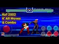 Kof 2002 K All Moves And Combo Mame4droid