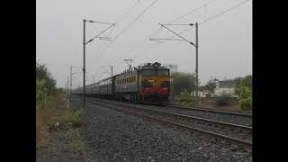 preview picture of video '3in1combo:Malkhed Vidarbha Route 11039 Maharashtra Express+22137 Prerana Express+22151 Pune Kazipet'