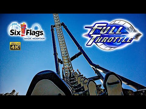 Back row point of view footage of Full Throttle