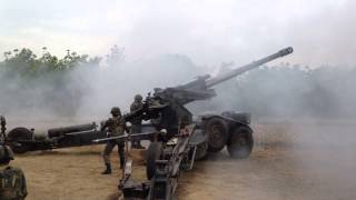 Download lagu Royal Thai Marine Corps 155mm GHN-45 Howitzer firing mp3