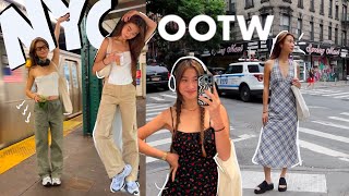 DRESSING UP FOR A WEEK IN NYC (OOTW + vlog)