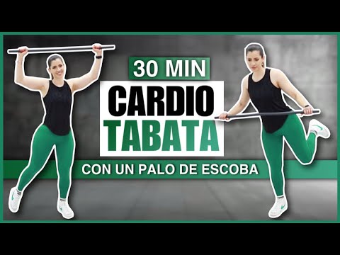 CARDIO TABATA CON PALO PARA ADELGAZAR RÁPIDO SIN SALTOS | IDEAL PARA BAJAR DE PESO RAPIDAMENTE