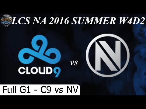C9 vs NV Game 1 Full 25/06/2016 - LCS NA Summer 2016 W4D2M3 Cloud 9 vs Team Envy