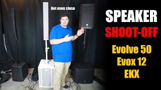 Video thumbnail for EV Evolve 50 vs RCF Evox 12 vs EV EKX 12p/15sp - Speaker Comparison by DJ Daryl Bennett