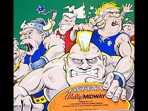 Pigskin 621 A.D. (Arcade) - Game Play