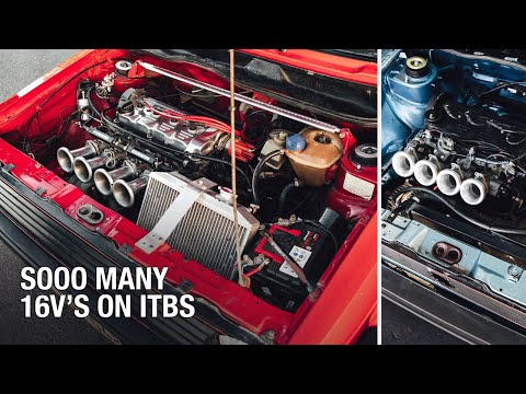 Zwei 16V Mk1 mit Einzeldrosselklappen auf dem Prüfstand (Klingt super 👌🏾) | Bergcup Mk1 in freier...