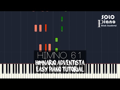 HIMNO 61 - Santo, Santo, Santo, Dios Omnipotente | Easy Piano Tutorial + Partitura