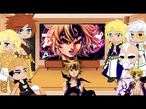 deuses reagindo ao rap do Meliodas (AniRap)