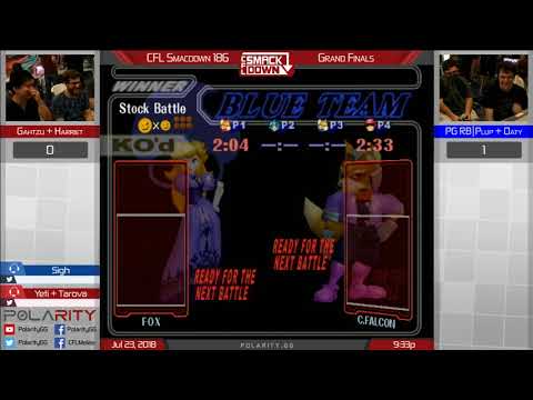 CFL Smackdown 186 Melee - Gahtzu + Harriet vs Plup + Oaty - Doubles GF