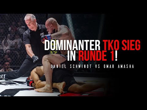 DOMINANTER TKO Sieg in Runde 1 🔥 I Daniel Schwindt vs Omar Amasha #GMC29