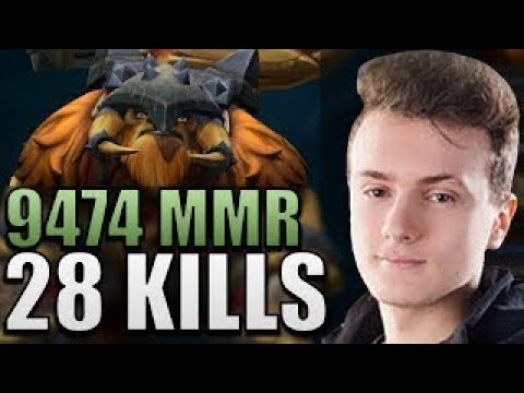 Miracle Dota - Earthshaker with 28 KILLS & 9474 MMR | Dota 2 7.06