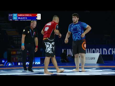 Round 5 Men's GP No-Gi - 130 kg: A. GARCIA CONEJ (ESP) v. R. BILALOV (RUS)