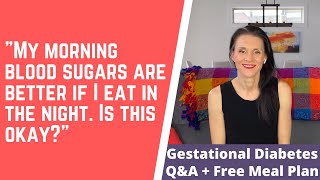 Can I eat in the middle of the night with gestational diabetes? Gestational Diabetes Bedtime Snack