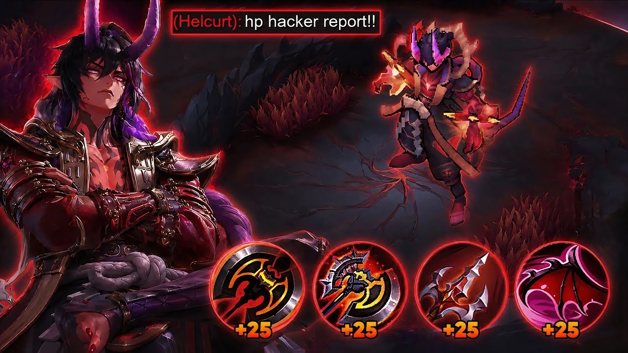 DYRROTH RED LIFESTEAL TRUE DAMAGE BUILD WITH INSANE HEALING! 100% INSANE TRICK TO DOMINATE
