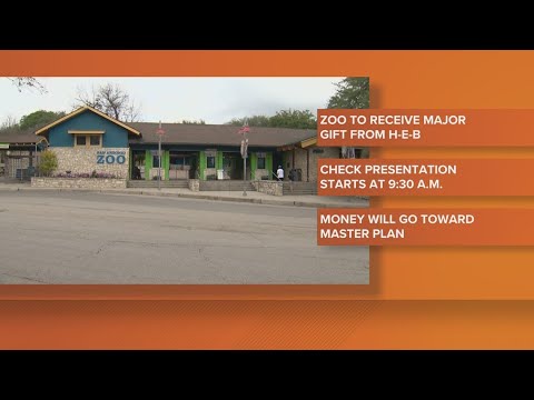 H-E-B gives gift to San Antonio Zoo