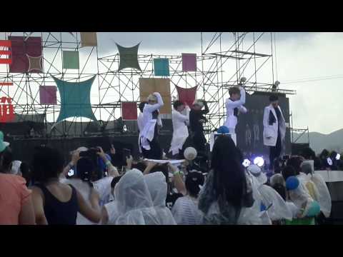 [fancam]香港巨蛋音樂節exo talk+thunder+run cut