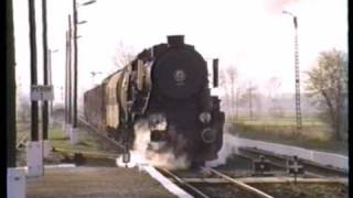 preview picture of video 'PKP Ty42-148 In Tuchorza st.Freight train to Zbaszynek.1992'