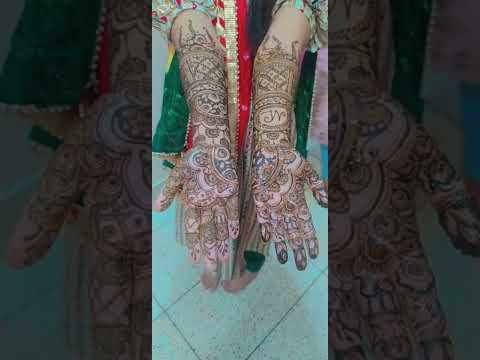 Bridal henna wedding season special 😍✨