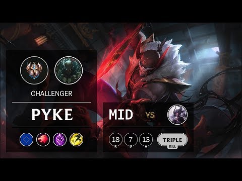 Pyke Mid vs Syndra - EUW Challenger Patch 9.21