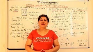 Internal Energy As State Function 1- Thermodynamics (Part 3)