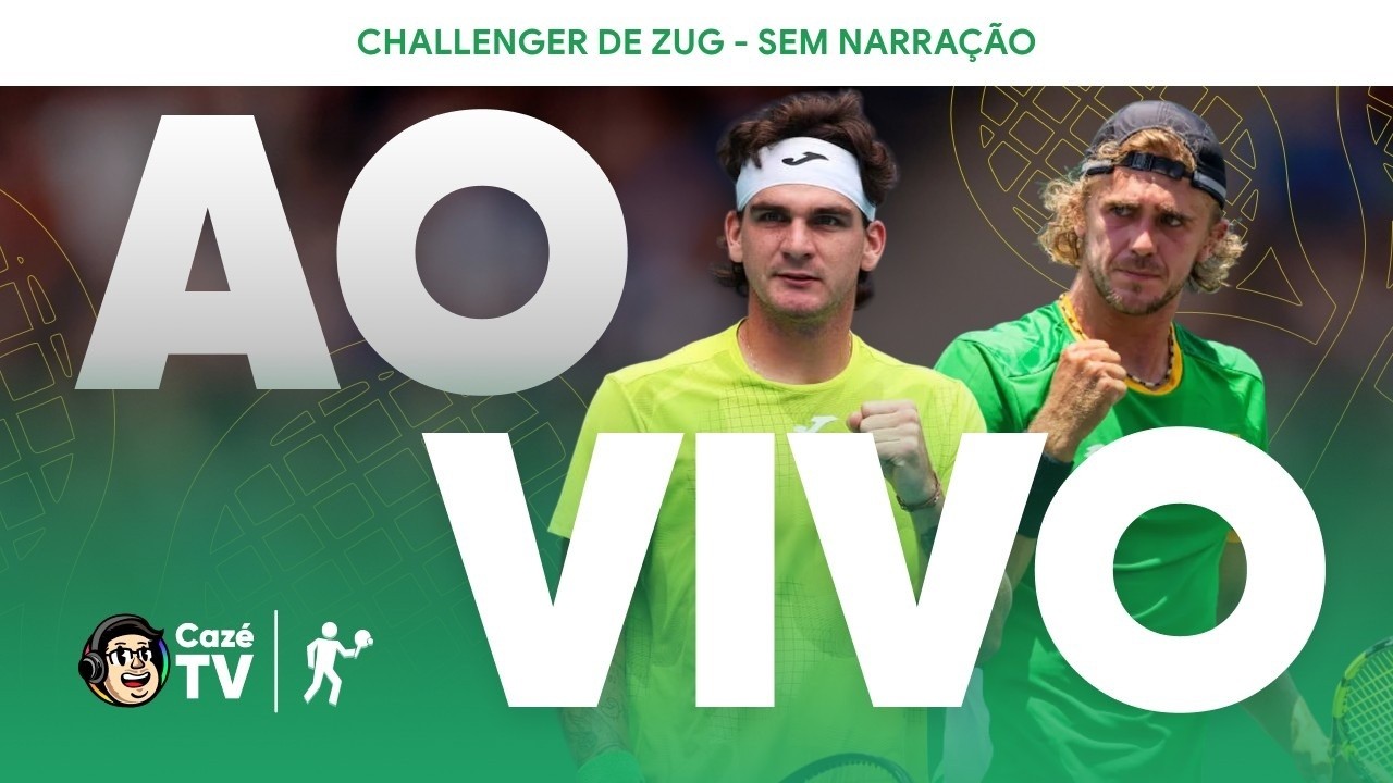AO VIVO (SOM AMBIENTE) : THIAGO WILD X PHILIP HENNING | ATP CHALLENGER DE ZUG