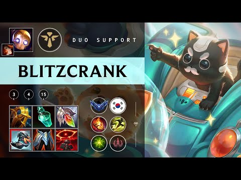 Blitzcrank Support vs Anivia - KR Diamond Patch 25.24