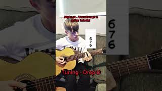 Slipknot - Vermilion pt 2 guitar tutorial #guitar #guitartutorial #tutorial #slipknot #vermillionpt2