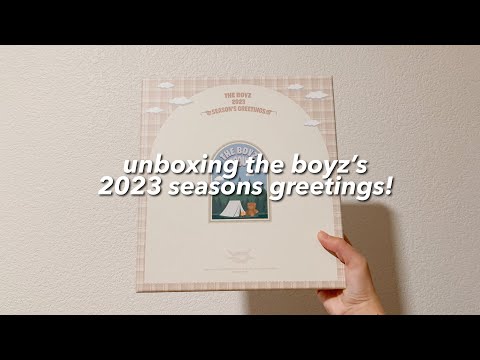 the boyz 2023 seasons greetings unboxing 🧸