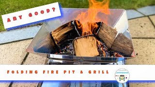 PORTABLE FOLDING CAMPING FIRE PIT & BBQ GRILL - ANY GOOD?