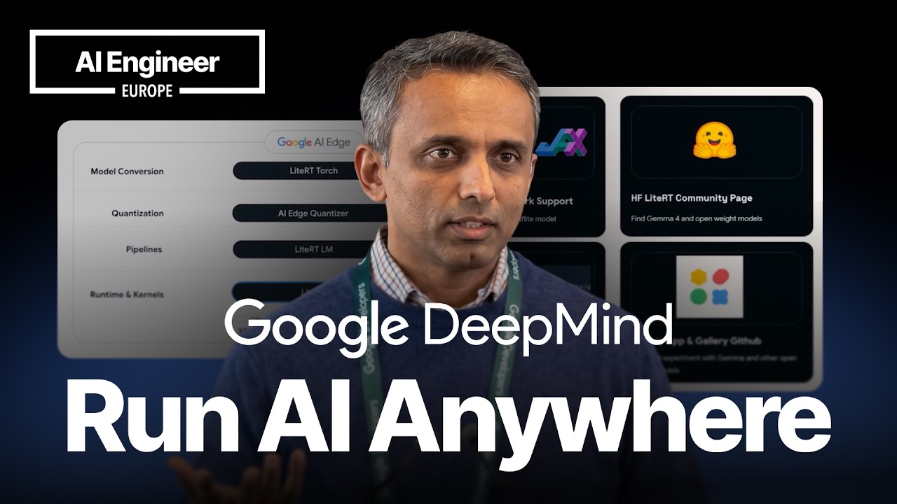 Google DeepMind Accelerates AI on Edge Devices - AI Engineer