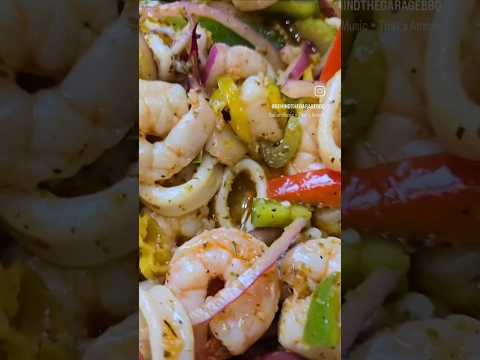 Italian inspired seafood salad!