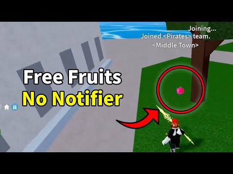 Find blox Fruits Without Fruit NOTIFIER (F2P)