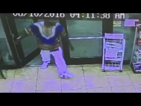 Mobile police searching for suspect using counterfeit bills