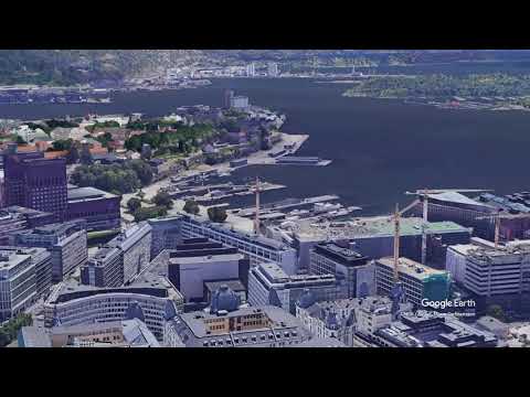 Vista aérea da Noruega | Bryggen, Fortaleza de Akershus, Catedral de Stavanger, Centro Nobel da Paz