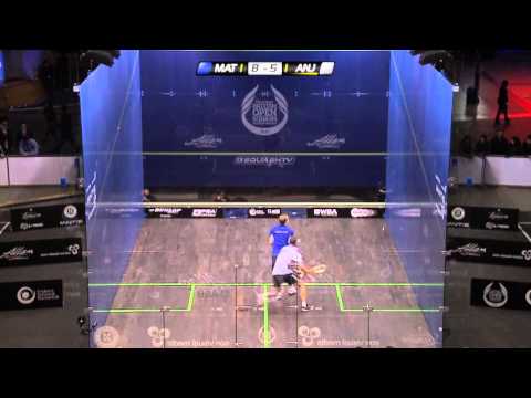 Squash tips: Nick Matthew   FH Volley Drop