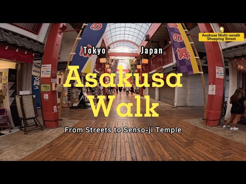 Afternoon in Asakusa: Exploring Sensoji Temple, Street Food & Hidden Alleys!