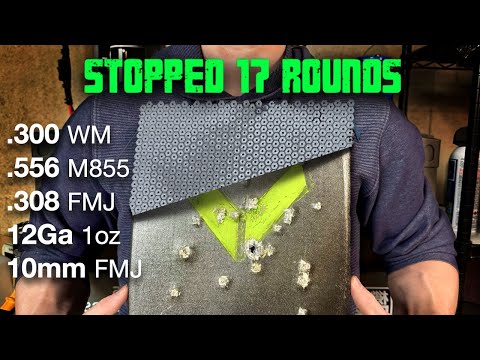 3D Steel Lattice Super Armor (MULTI - HIT .300 WM capable)