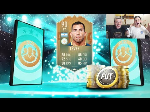 WE COMPLETED FLASHBACK TÉVEZ SBC!! - CHEAPEST SOLUTION + REWARDS PACK OPENING! FIFA 19 Ultimate Team