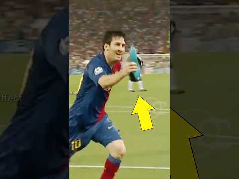 Messi casi se lesiona en el gol de la final de 2009 😳🔥