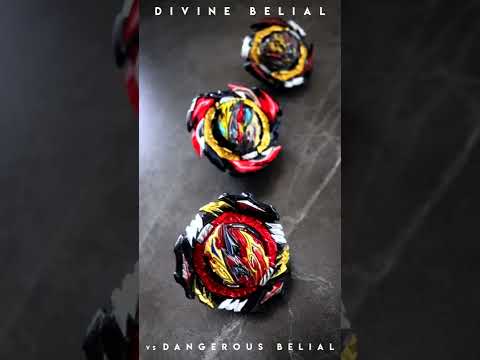 Generation Battle: DIVINE BELIAL vs Dangerous Belial | Beyblade Burst #shorts