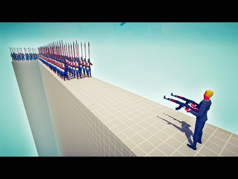 DONALD TRUMP vs 100x UNITS - CINEMATIC BATTLE | Totally Accurate Battle Simulator