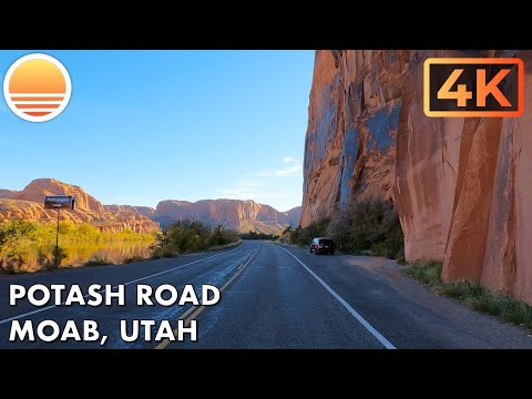 🇺🇸[4K60] Potash Road, Moab, Utah! 🚘 Dirija comigo por uma estrada panorâmica em Utah!